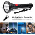Auoyo Flashlights Emergency Electric Portable Lamp Light Camping Hiking Work Lights Flashlight Bright Searchlight Spotlight 300M Distance USB Rechargeable Flashlight. 
