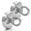 Super Strong Fishing Magnet Hooks N52 Heavy Magnet with Countersunk Hole Eyebolt 16-90mm Salvage Searcher Magnets. 