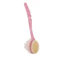 Exfoliating Bath Scrubber And Brush Duo With Handle, Double Sided. 