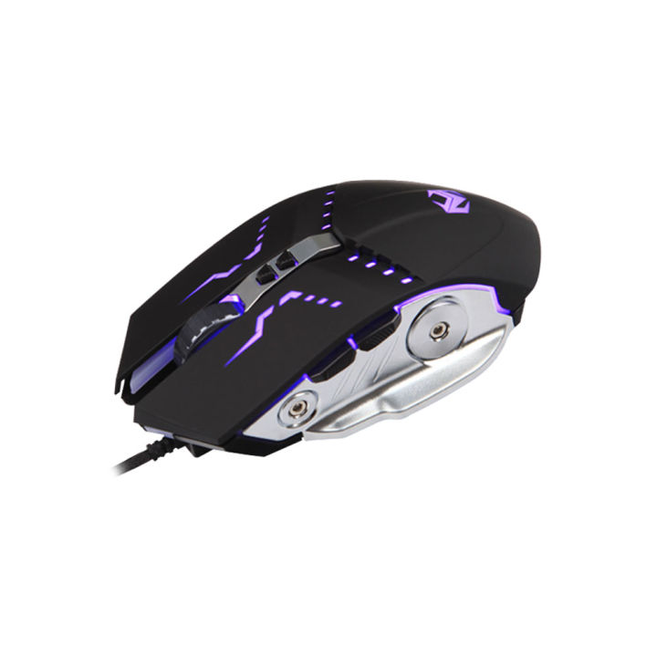 MIXIE M11 USB Gaming Mouse Optical 7D RGB fashion LED Lightening Backlight Ryzen Asus Republic of Gamers  Black PC Mouse Computer Mouse Laptop Mouse Desktop Mouse Mice