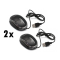 USB Optical Mouse 2X. 