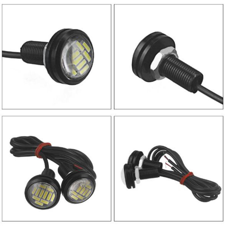 2x%20White%20DC%2012V%205W%20Eagle%20Eye%20LED%20Daytime%20Running%20DRL%20Backup%20Light%20Car%20Auto%20Lamp%20-%20Image%203