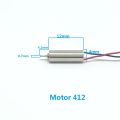 10PCS/LOT DC Motor 412 612 614 716 720 8520 1015 1020 High-Speed Coreless Motor 3-3.7VDC For Model Airplane UAV Accessories. 