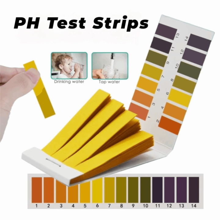 80 Strips/pack Portable with Control Card Professional PH Test Strips Acidic Alkaline Indicator Paper Litmus Tester Paper PH Controller Soil Testing