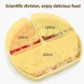 4/6/8 PCS Baby Soft Silicone Bib Cartoon Printed Bibs Sucker Bowl Plate Cup Spoon Fork Sets Non-slip Children's Dishes BPA Free. 