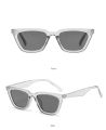 Women's Fashion Cat Eye Elegant Curve Sunglasses Trend Casual Frame Female. 