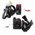 7/8 Inch 22mm ATV Motorcycle Handlebar Control Switches Left Right for Horn Button Turn Signal Fog Light Warning Light. 