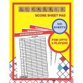 Scrabble Score Sheets Pad - 100 Score Sheets - For Upto 4 Players. 