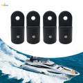 4x Boat Top Fitting Marine Hardware Eye End Cap Nylon Round Inside Eye End. 