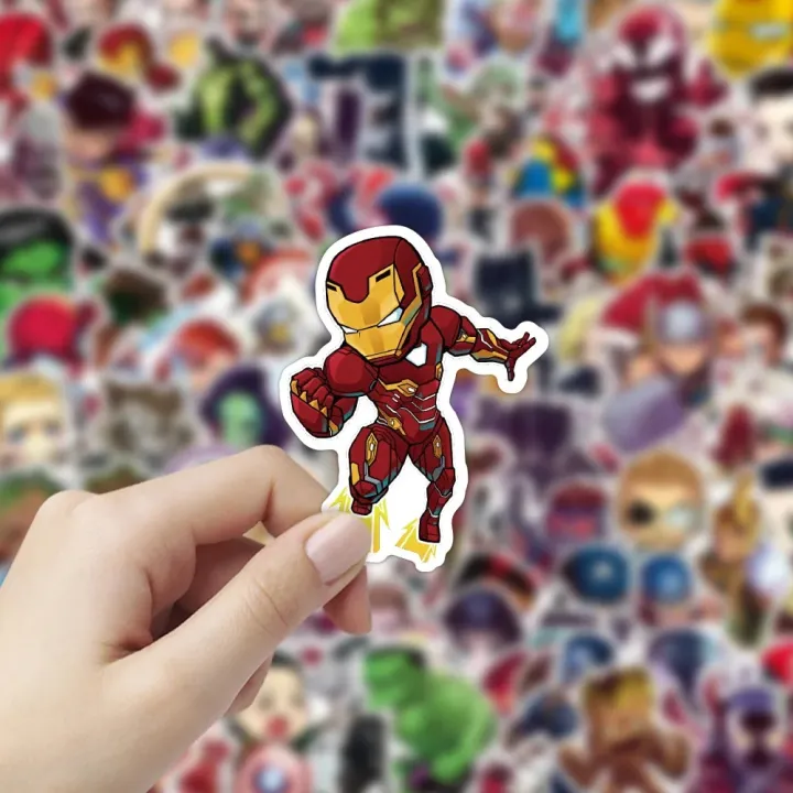 10/30/50/100PCS%20Disney%20Marvel%20The%20Avengers%20Cute%20Super%20Hero%20Cartoon%20Stickers%20Graffiti%20Decals%20Laptop%20Car%20Bike%20Toy%20Sticker%20for%20Kids%20-%20Image%203