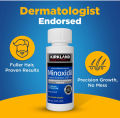 Kirkland Minoxidil 5 % Topical Solution USP 60ml Original - One Month Supply + Free Dropper  -  Hair Regrowth Treatment for Men - Made in USA - kirkland signature. 