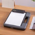 A4 Clipboard Storage Box Calculator Nursing File Folder Organizer Folio Suitable for Pen/Paperclip Wall-mounted Document Case. 