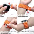 Alpine loop For apple watch bands 44mm 49mm 45mm 40mm 41mm 42mm 38 bracelet correa iWatch series 7 6 5 3 se 8 Ultra 2 49mm strap. 
