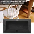 8 Pcs Black Plastic Rectangular Blanking End Caps Inserts 20mm x 40mm. 
