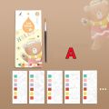 Newest 20 Sheets Paint Water Activity Books Set with Brush Children Kids Portable Gouache Graffiti Picture Drawing Coloring Toys. 