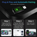 Wireless Carplay Adapter for IOS, Upgrade USB CarPlay Wireless Stick. 