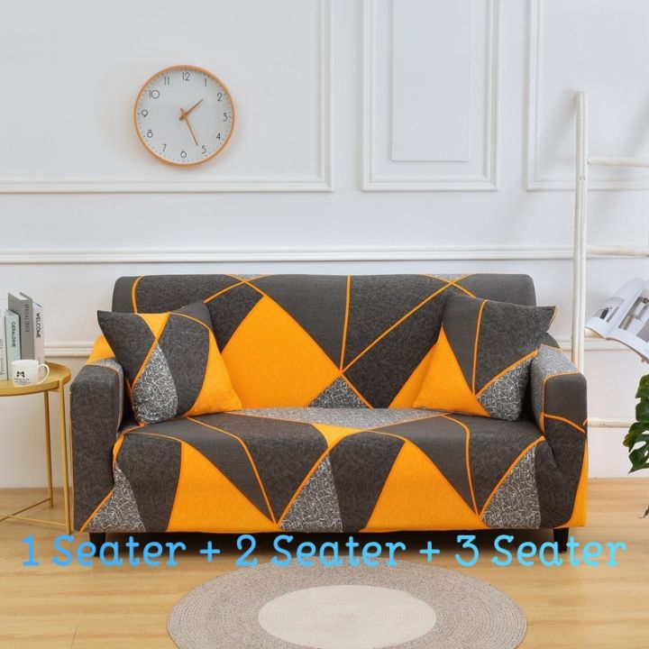 Yellow%20Line%20%20Spandex%20Polar%20Fleece%20Super%20Elastic%20Stretch%20Sofa%20Cover%20Slipcover%20Couch%20Living%20Room%201/2/3%20Seater%20-%20Image%202