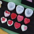 Heart-shaped Chocolate Mousse Cake Silicone Mold DIY Creative Love Pillow Jelly Pudding Baking Mold. 