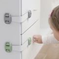 Sliding closet door lock key or combination lock security refrigerator lock with 1PCS baby baby safety cabinet lock. 