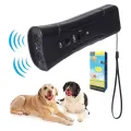 BETOP 2 in 1 Anti Barking Device Handheld LED Ultrasonic Pet Dog Repeller Control Training Device Trainer With Lights. 