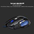 Imice X7 Gaming Mouse Ergonomic Design 7 Button Abs Double-Click Key Optical Mouse Led Automatic Breathing Lamp. 
