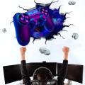 Big Size Game controller wall sticker universe starry sky esports room electronic game decoration decoration wall sticker. 