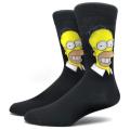 Simpsons Cartoon Anime Funny Socks Men Hip Hop Print Novelty Crazy Sokken Hip Hop Unisex Comfortable Skateboard Happy Meias. 