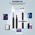 multi cleaning pen 3-in-1 Cleaner Kit for Airpods Pro 1 2 3 earbuds Cleaning Pen Brush Bluetooth Earphones Case Headset Phone Cleaning ToolsTool Sets. 