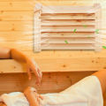 Sauna Room Air Vent Ventilation Grille Panel Louvers Sauna Room Accessories. 