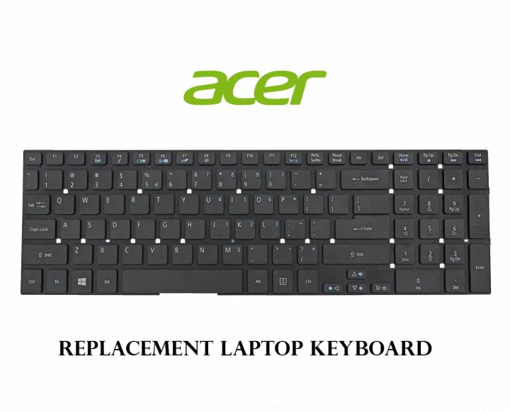 E5-511,E5-511G,E5-571,E5-571G%20Series%20Acer%20Laptop%20Keyboard%20Black%20-%20Image%202