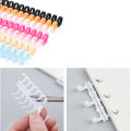 30 Hole Loose-leaf Plastic Binding Ring Spring Spiral Rings for A4 A5 A6 Paper Layor. 