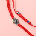 Lucky Blue Eye Turkish Evil Eye Bracelets for Women Men 7 Knots Handmade Braided Rope Red Bracelet Female Jewelry Gifts. 