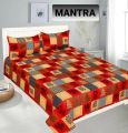 Bed Sheet With 2 Pillow Covers cotton (full 70*90 2 pillow c, single 75*50 one pillow cover). 