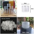 10 pcs portable Cosmetic Sample Refillable Bottles Containers 5g / 10g / 30g Plastic Cream, Spices, Cosmetics, Powder, Storage Jars. 
