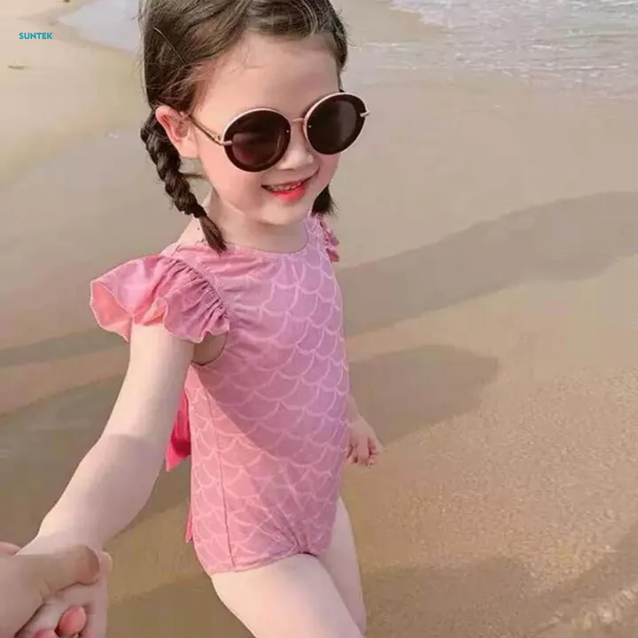 Kids%20Swimsuits%20Bathing%20Suit%20Comfortable%20Swimming%20Costume%20Girl%20Swimsuit%20140%20-%20Image%204