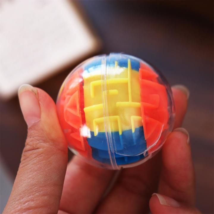 Retractable Rounded Ball Toy 360° Puzzle Plastics Mini Rolling Balls Toys Round Transparent Speed ...