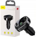 BASEUS  2-USB Bluetooth MP3 Car Charger - Black FM TRANSMITTER. 
