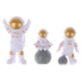 3Pcs Universe Rocket Astronaut Happy Birthday Letter Decoration Cake Topper. 