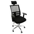 AGC High Back Ergonomic Mesh Office Chair Computer Executive Desk Chairs With Headrest - Black. 