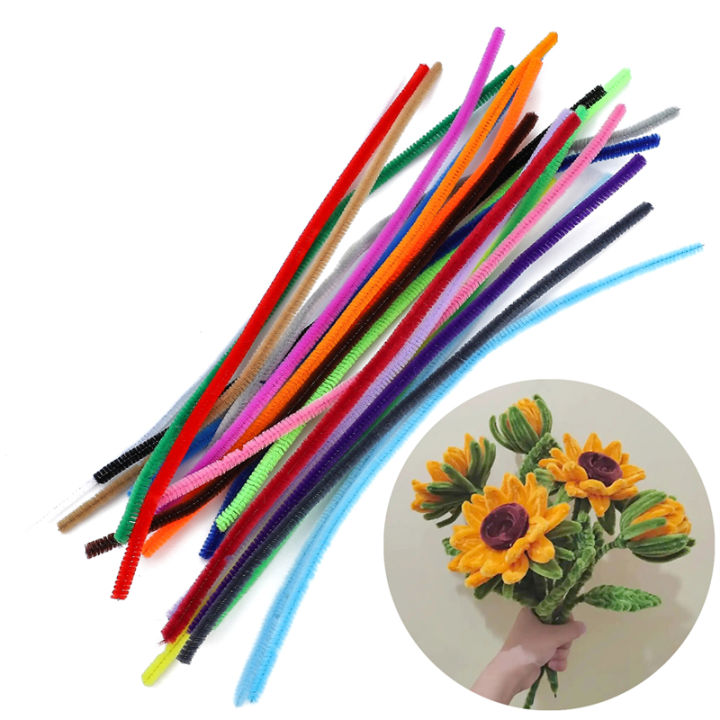30cm%20100PCS%20Chenille%20Stems%20Pipe%20Cleaners%20Sticks%20for%20DIY%20Kids%20Art%20Crafts%20Creative%20Toys%20Making%20-%20Image%203