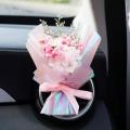 Car Eternal Bouquet Inner Car Perfume Out Air Dried Flower Bouquet Mini Mouth Flower Clip Flower Creative Auto Accessories Accessories. 