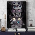 DIY Japanese Anime Diamond Painting Demon Slayer Tengen Eyes Mosaic Picture Art Cross Stitch Kit Home Decor Cadeau Personnalisés. 