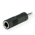 Stereo 3.5mm Male to 6.35mm Female Stereo Jack Plug Converter. 