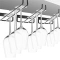 Wall Mounted Glass Holder Kitchen Storage Rack Convenient Practical High Legged Ironwork Holder Household Daily Necessities. 