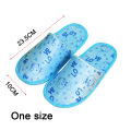 【WEJA】1Pair Children's Disposable Slippers Hotel Room SPA Portable Closed Toe Cute Slippers Home Guest Kids Baby Indoor Travel Shoes. 