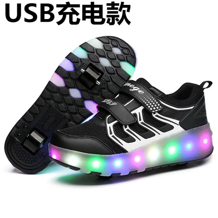 Heelys%20Boys%20and%20Girls%20Double%20Wheel%20Invisible%20Skate%20Shoes%20Teenagers%20and%20Children%20the%20Skating%20Shoes%20Students%20Skates%20Boys%20-%20Image%205