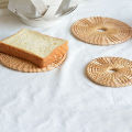 For Kitchen Table Mat Storage Pad Shooting Props Creative Coaster Solid Color Coaster Coaster. 
