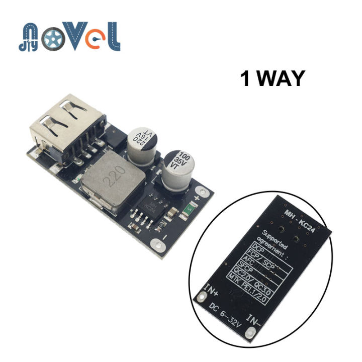 【VogueVenture】USB QC3.0 QC2.0 DC-DC Buck Converter Charging Step Down ...