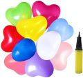 Heart Shape Latex Balloons - Valentine's Day Balloons (10 Pcs). 