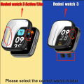 TPU Screen Protector Cases Cover For Xiaomi Redmi Watch 3 Active Case Full Cover Protective Shell Case For Redmi Watch 3. 